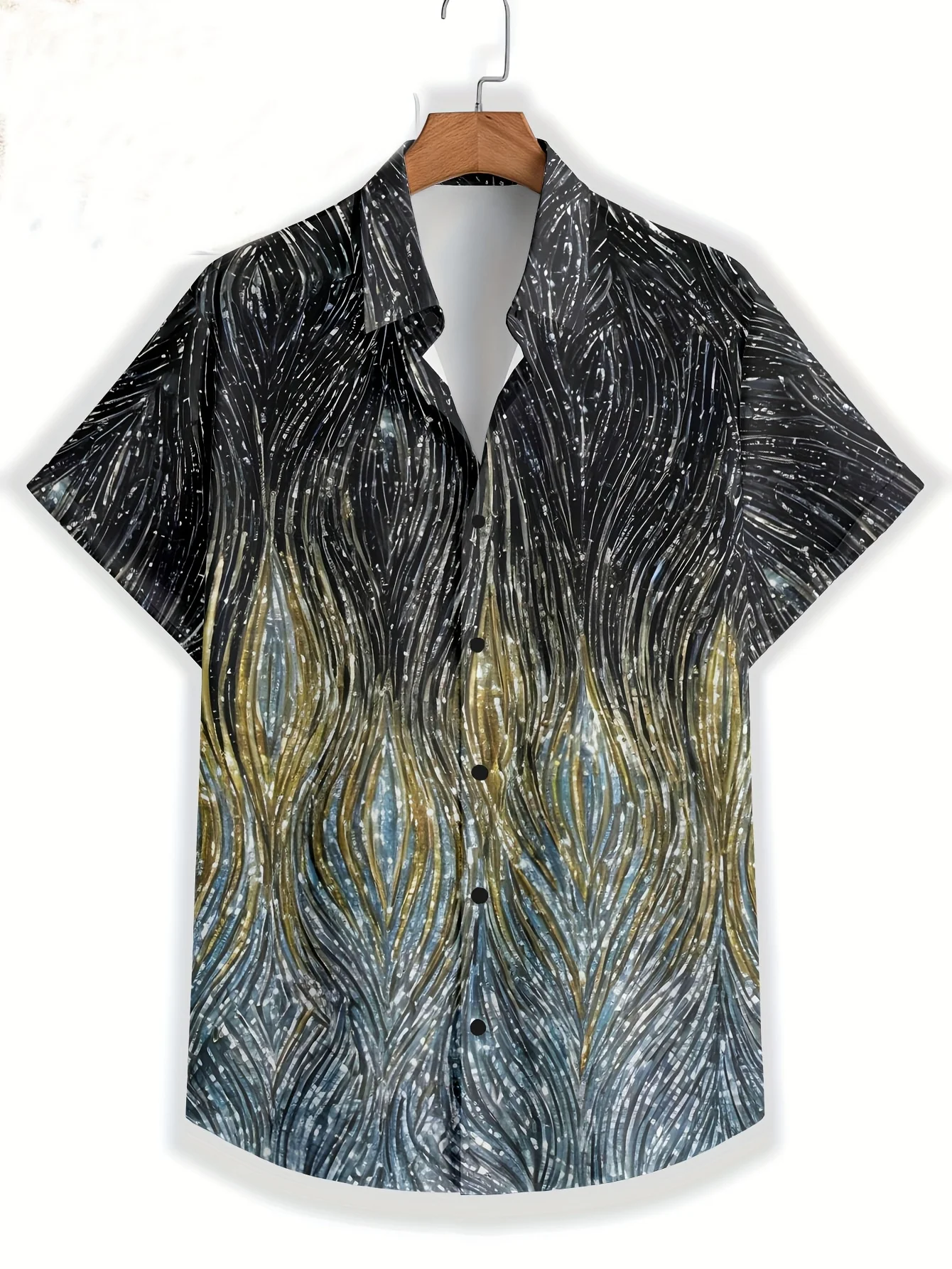 2025 Hawaiian men's summer designer shirt 3d retro paisley print Hawaiian shirt casual short sleeve floral fashion vintage