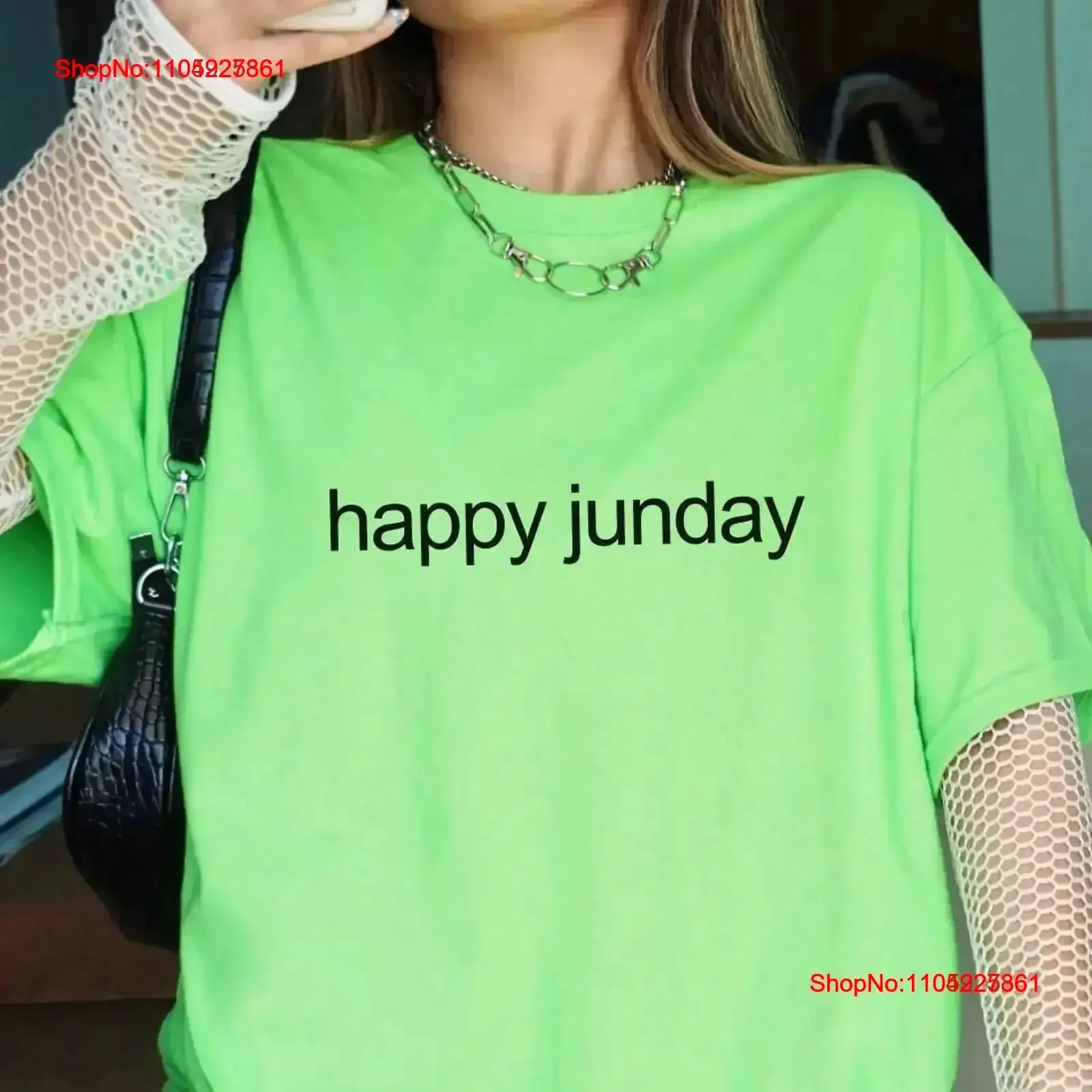 جيك شين تي شيرت سعيد يوم الأحد مضحك الليمون الأخضر ميمي سنور برات ريترو ستايل Y2K الفيروسية المشاهير XCX عثرة أن خمر غسلها