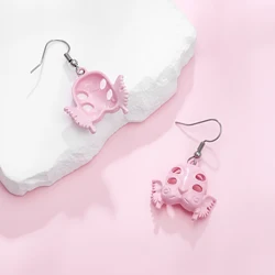 Cry Baby Anime Movie Charm Drop Earring Cat Face Mask Dangle Ear Rings Jewelry for Women Girls Collection Gift