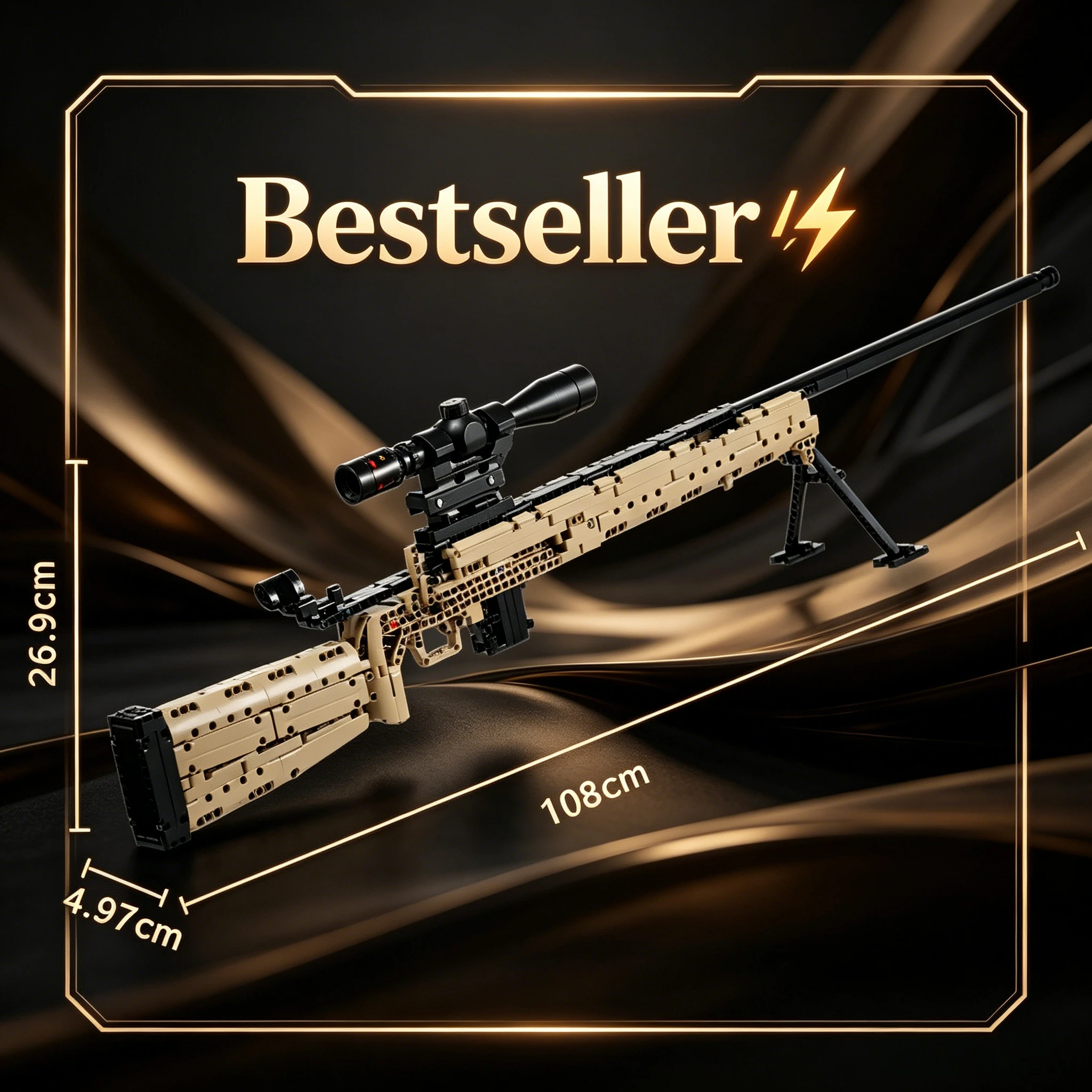 

Kids Puzzle Building Bricks Gun Model Mk14 M12 98K Birthday Christmas Gift