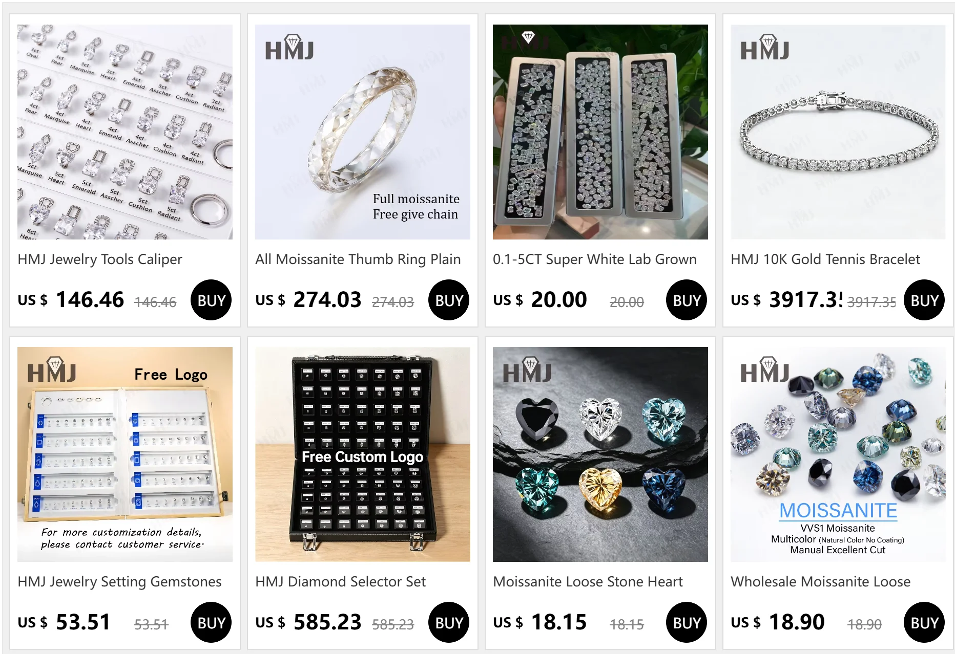 1 Karat Großhandelspreis 0,8 ~ 2,8 mm Blau Grün Rundschliff Lab Grown Lose Moissanit Stein Passende Steine Schmuck DIY Material – Detail 1