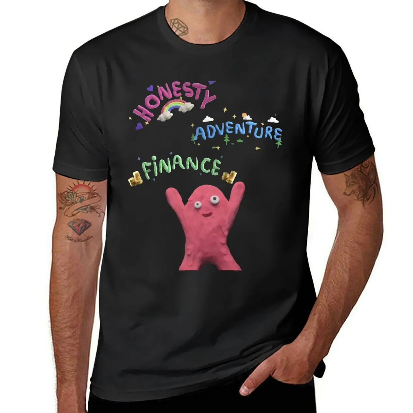 Don't Hug Me I'm Scared Show Episode 2 Stain Edwards the Forever Boy DHMIS Honesty The Spirit of Adventure Finance T-Shirt