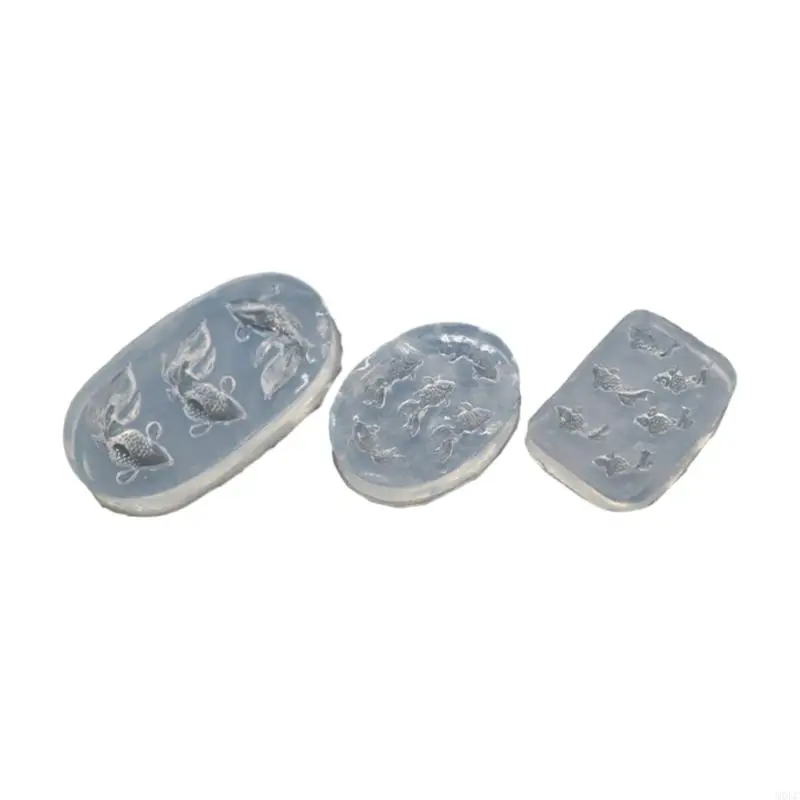 

MOLC Goldenfish Silicone Stamping Plate Mini Goldenfish DIY Carving Moulds