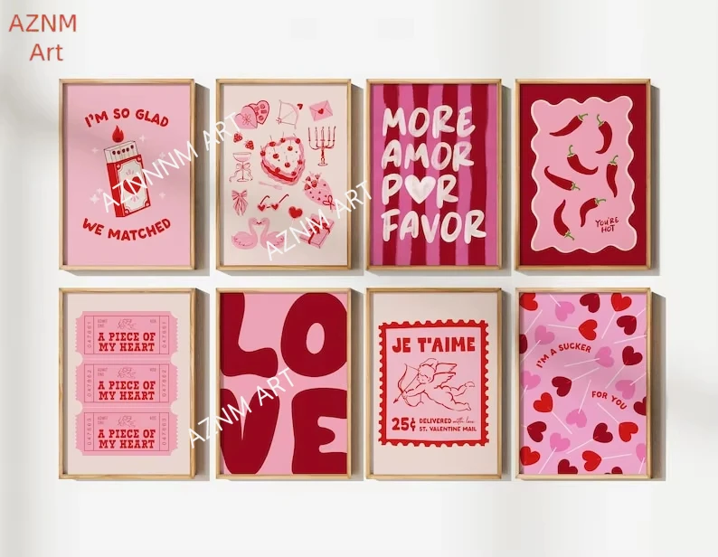 Cute Pink And Red V…