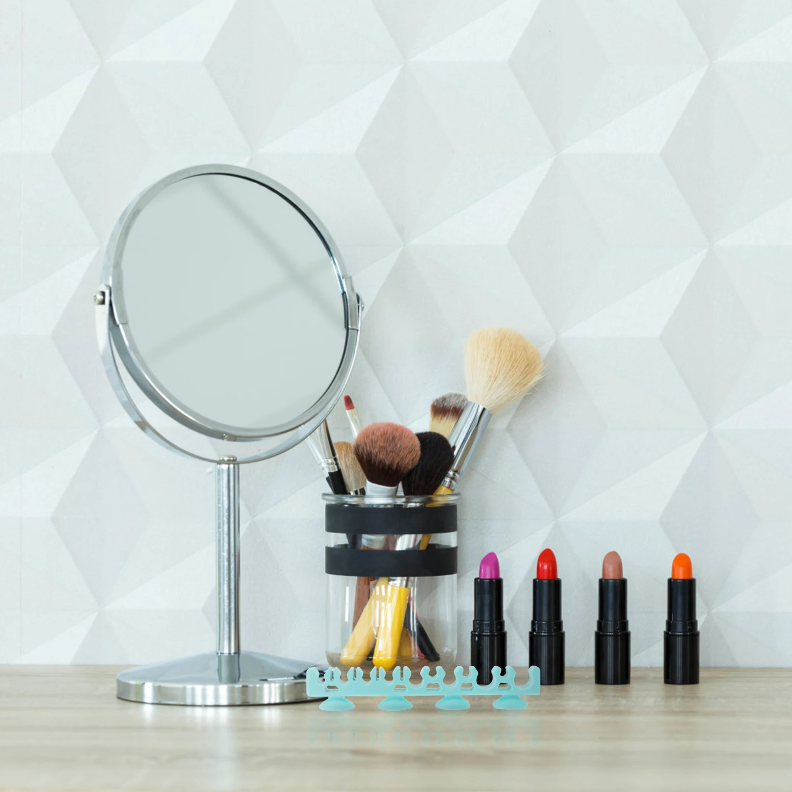 

Makeup Brush Holder Storage Organizer Drying Rack Dryer for Brushes Stand