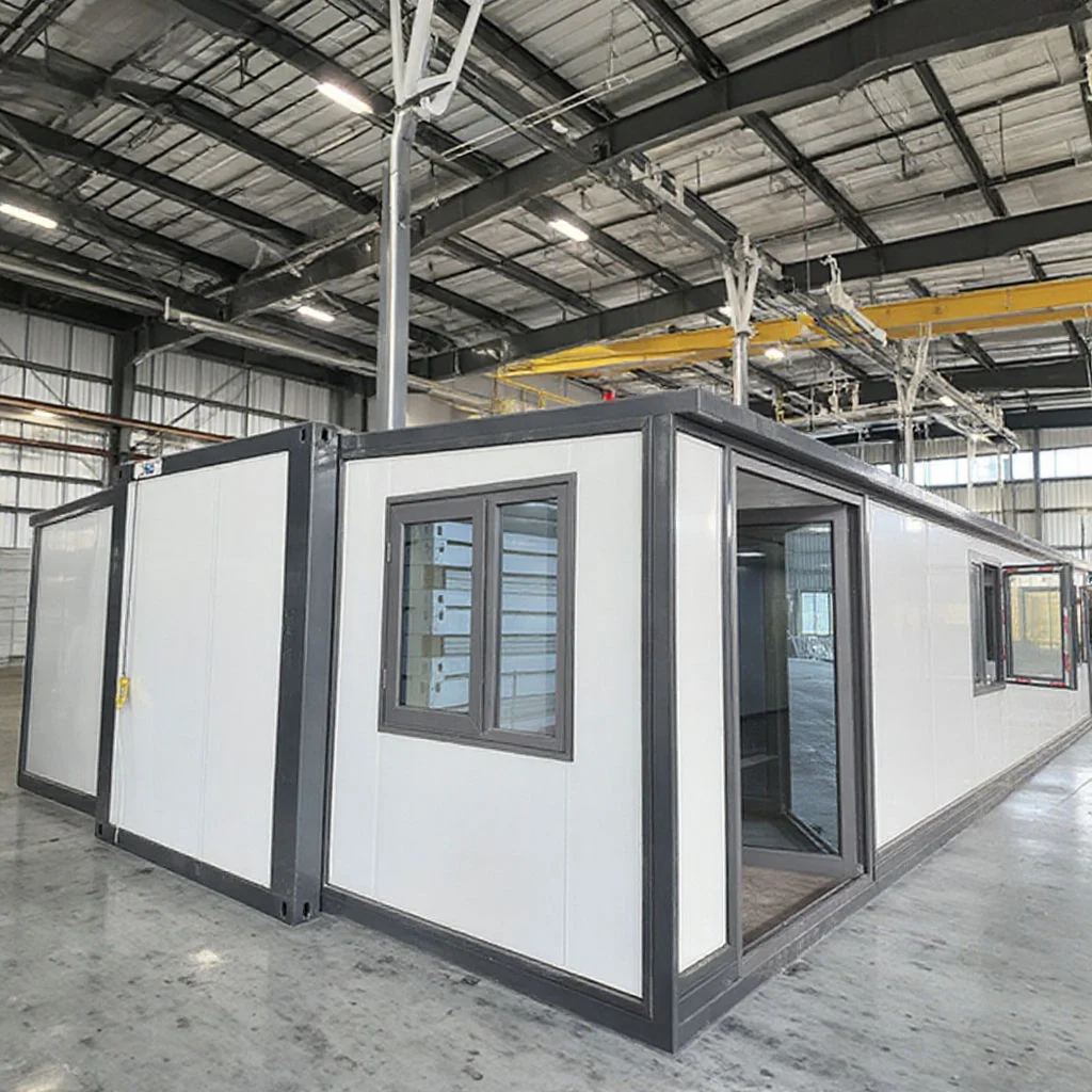 Hot Sale EU US Standard Corrosion Bungalow Tiny Hotel Portable Dwellings Folding Expandable Container Prefab Home with Terrace