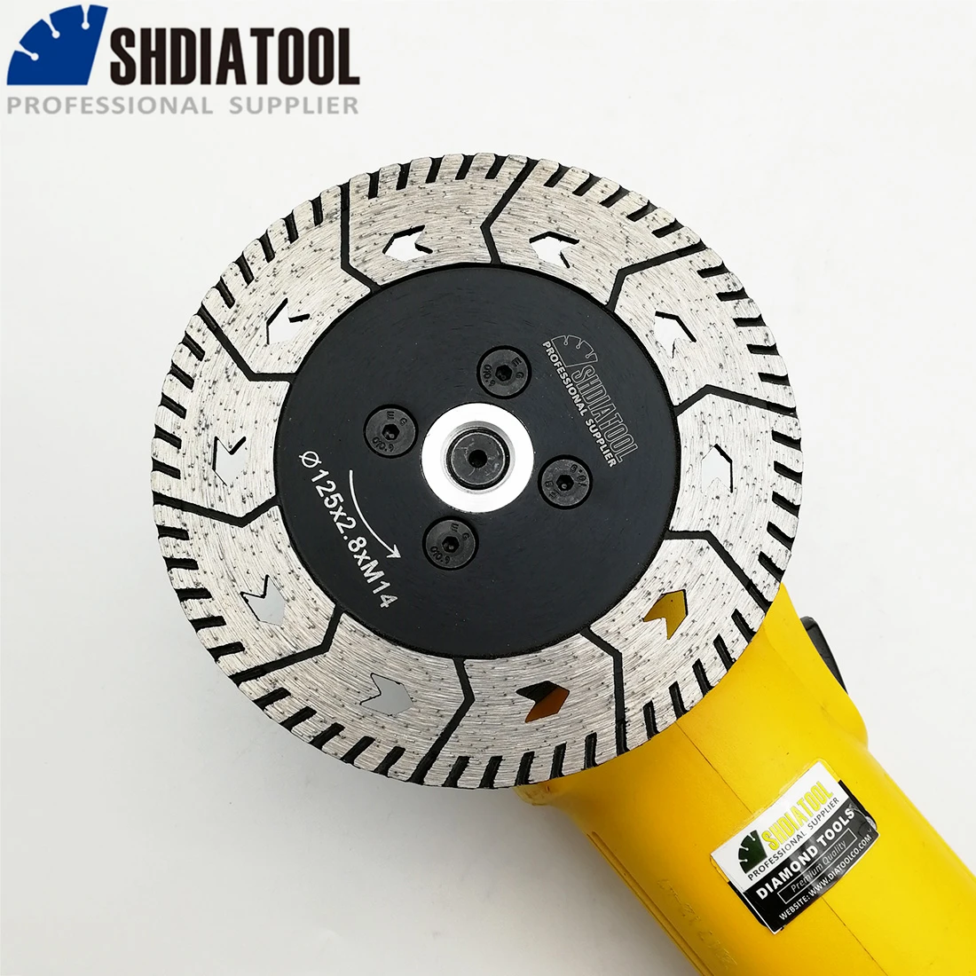 SHDIATOOL 2 pezzi lama per sega diamantata doppio lato Dia75/115/125MM taglio disco abrasivo taglio Grind affilare granito marmo calcestruzzo