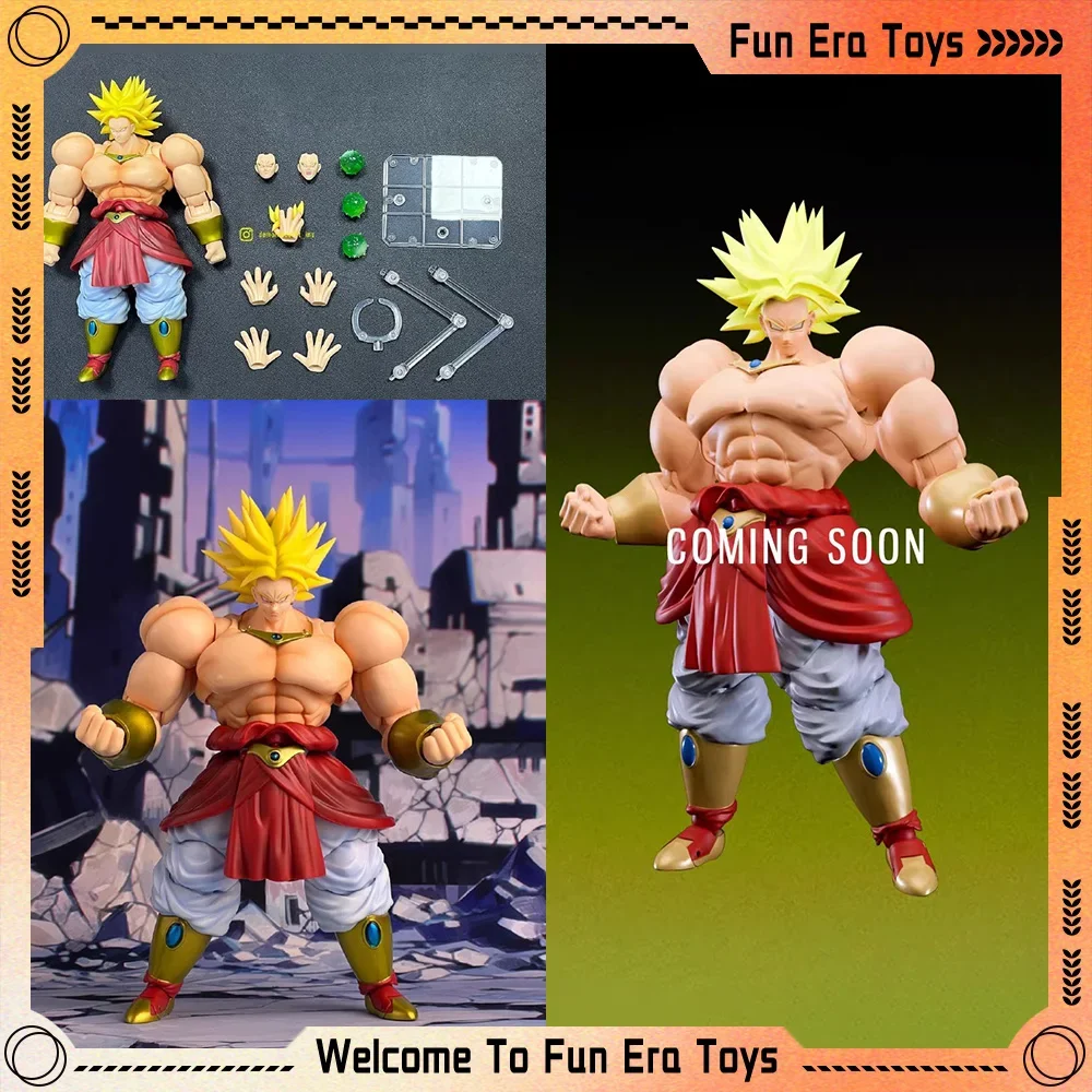 In Stock Dragon Ball Z Broli Demoniacal Fit Action Figure Shf Super Saiyan Anime Figurine Custom Collection Model Kids Gifts Toy