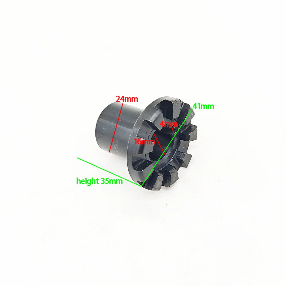 1PC FOR Bridgeport Mill Part Milling Machine Gearshaft Clutch Insert Combining Tooth (9 teeth)