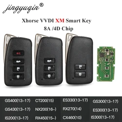 jingyuqin VVDI XM Smart Universal Remote Key with PCB for Lexus NX GS RX IS ES GX LX Fit KEY TOOL Plus Max VVDI2 VVDI Mini Reuse