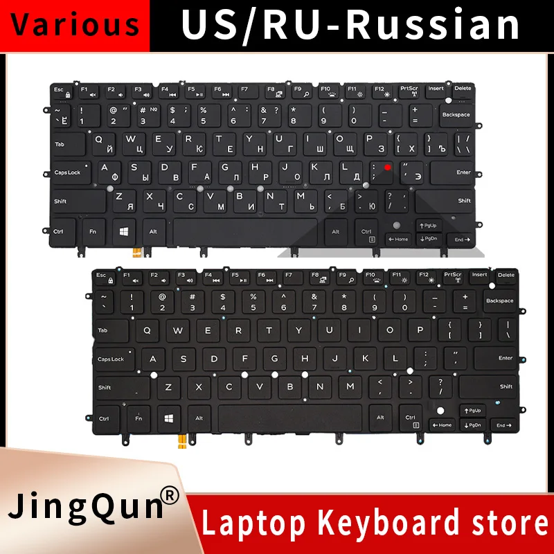 

Клавиатура ноутбука с подсветкой США для DELL Inspiron XPS 13 7000 7347 7348 7352 7353 7359 15 7547 7548 9343 9350 9360 N7548 черный
