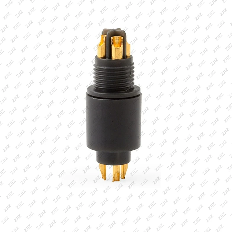 Соединитель пружинного наперстка Pogopin, водонепроницаемый штифт для мужчин и женщин, 4P, сильноточный позолоченный разъем для зарядки