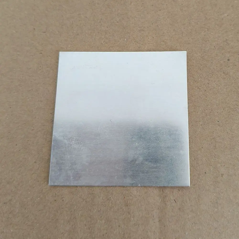 

1pcs thickness 0.5x50x50mm S999 pure silver sheet strip plate wrap diy jewelry for accessories
