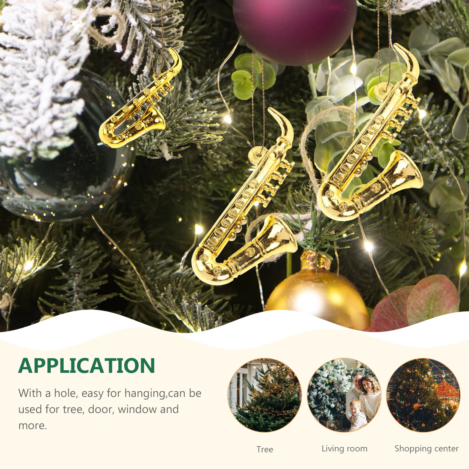 20 pezzi mini decorazioni per  - Musical Instrument Xmas Ornaments recensione e prezzo