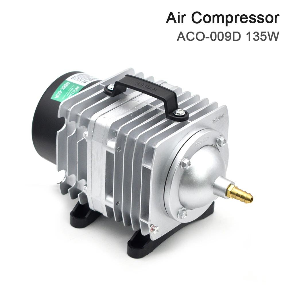 50-60W Air Compressor Electrical Magnetic Air Pump for CO2 Laser Engraving Cutting Machine ACO-328