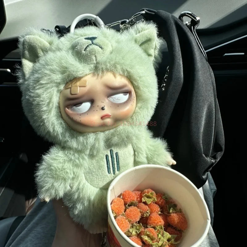 100% حقيقية Slepless Grumpipi سلسلة صندوق أعمى لعبة الفينيل لطيف أنيمي عمل الشكل الدمى حقيبة قلادة سطح المكتب حلية جمع