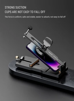 IFixes iCF6 Plus herramientas de abridor de pantalla de aleación de aluminio calentamiento libre con fuerte succión accesorio de eliminación de pantalla LCD ajustable