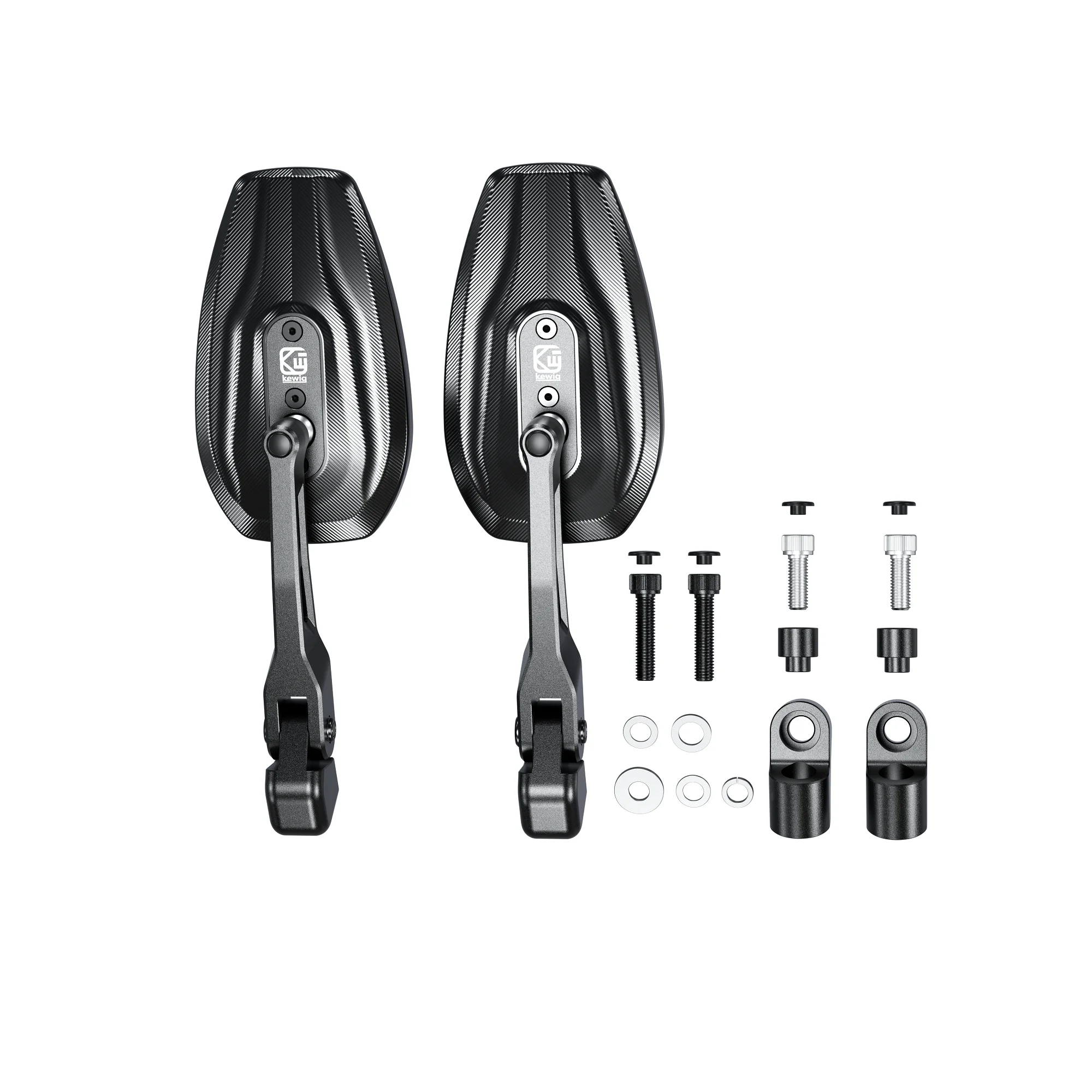 

Motorcycle Anti-Glare & Anti-Fog Rearview Mirror Universal Omni-Directional Pivot Design Motorcycle Rear-view Mirror