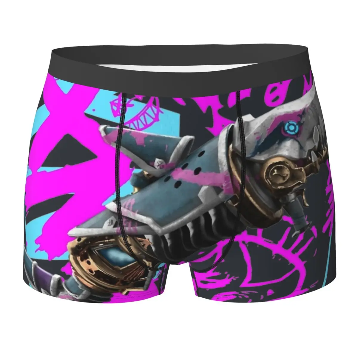

Hot Arcane League Of Legends Underwear Cartoon Television Print Trunk High Quality Male Underpants Stretch Shorts Briefs Present