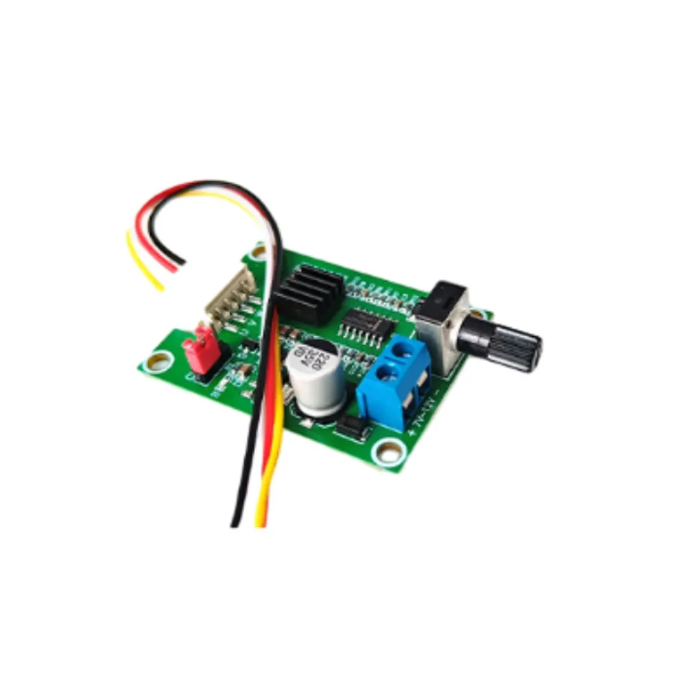 Three-phase DC Brushless No Hall Motor Drive Board Motor Speed Control Module DC7V-12V Motor Forward and Reverse Controller