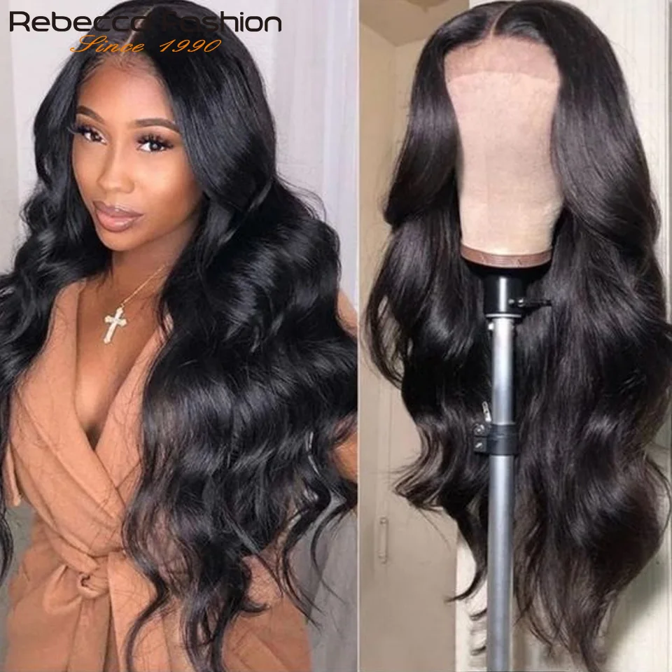 

28 Inch Body Wave Lace Front Wigs Human Hair 13×5x1 HD Lace Frontal Wigs Human Hair 180% Density Human Hair PrePlucked for Women