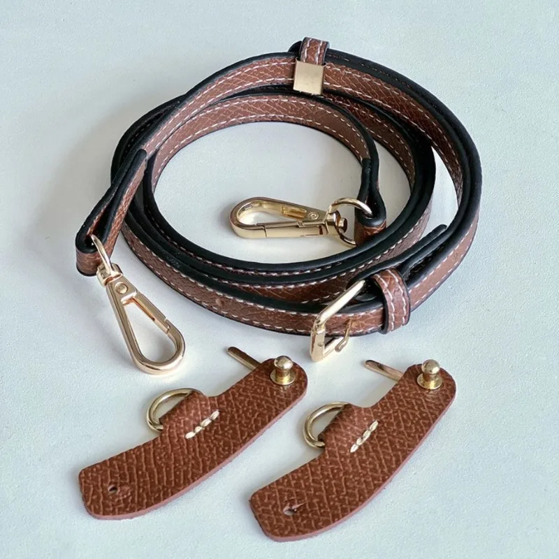 1 مجموعة حزام حقيبة ل Longchamp Mini لكمة خالية جلد طبيعي حزام الكتف مجموعة التحول Crossbody حزام حقيبة الملحقات #5
