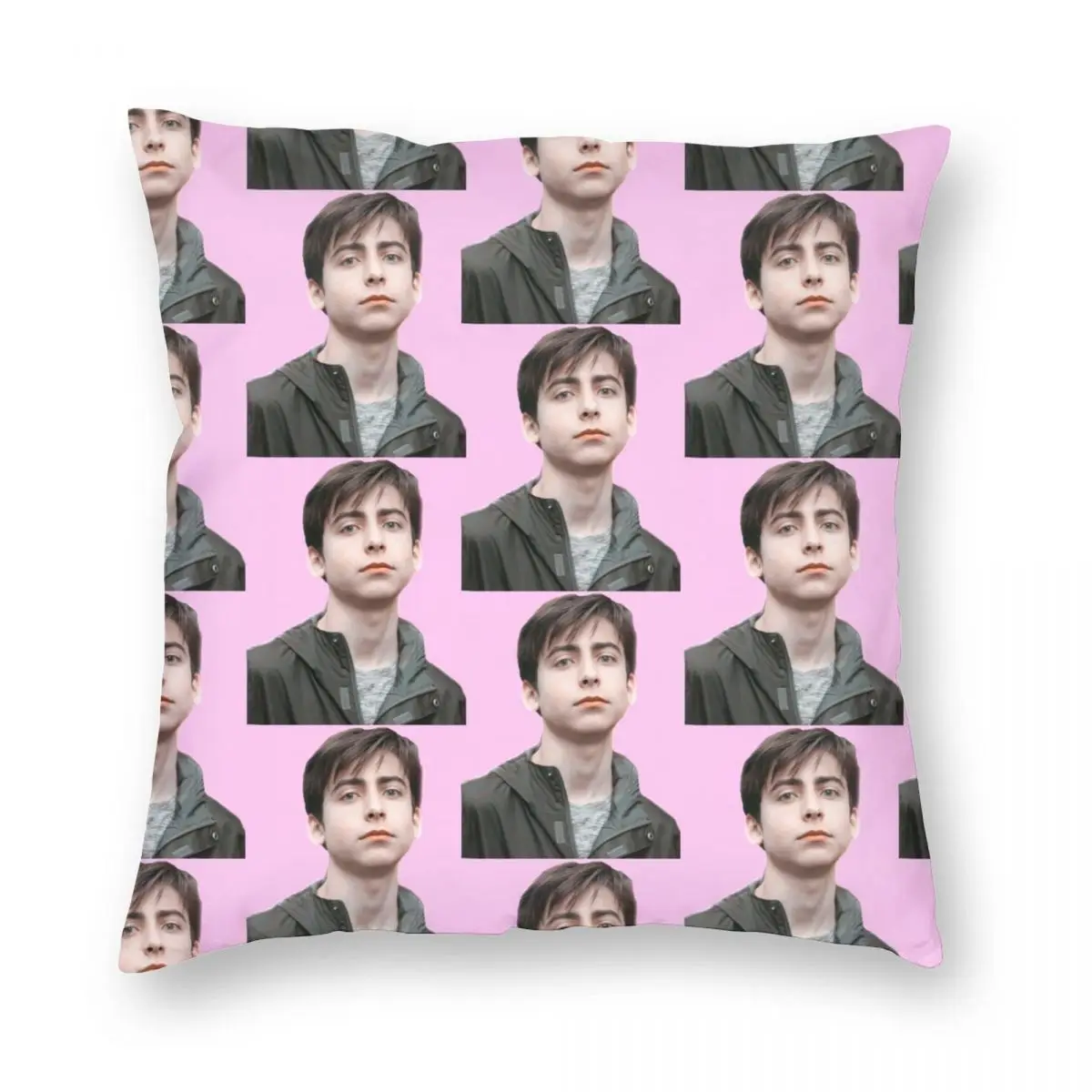 Aidan Gallagher Umbrella Academy Five Pillowcase Printed Polyester Cushion Cover Decorative Pillow Case Cover Home 40*40cm