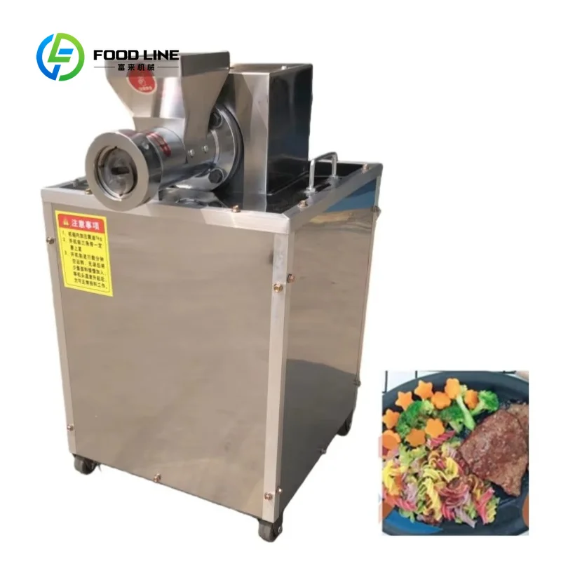 Customized Automatic Electric Pasta Dough Kneading Extruder Machine for Forming Macaroni, Hollow Tube Noodles, Spaghetti