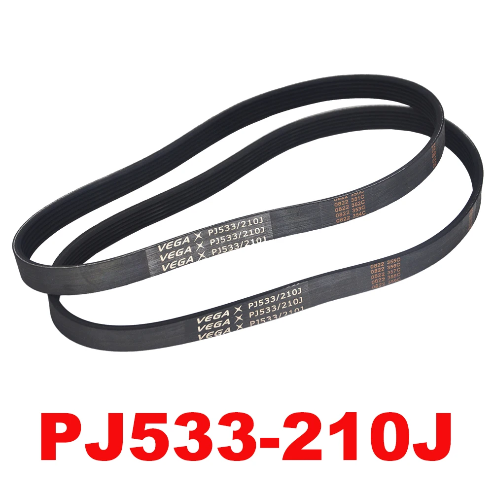 VEGA PJ533 210J V-Belt 3/4/5/6 Ribs For RC Machine Belt Parts