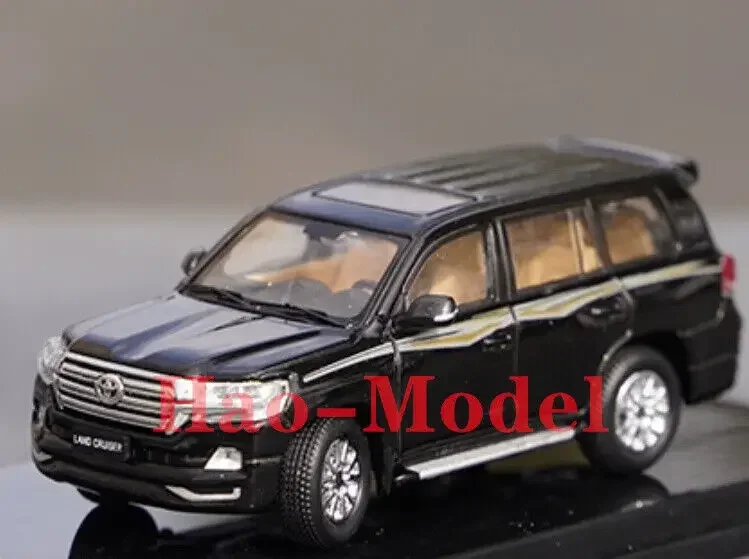 GCD 1/64 For LandCruiser LC200 SUV Car Model Alloy Diecast Boys Girls Toys Kids Gifts Hobby Display Ornaments Collection Black