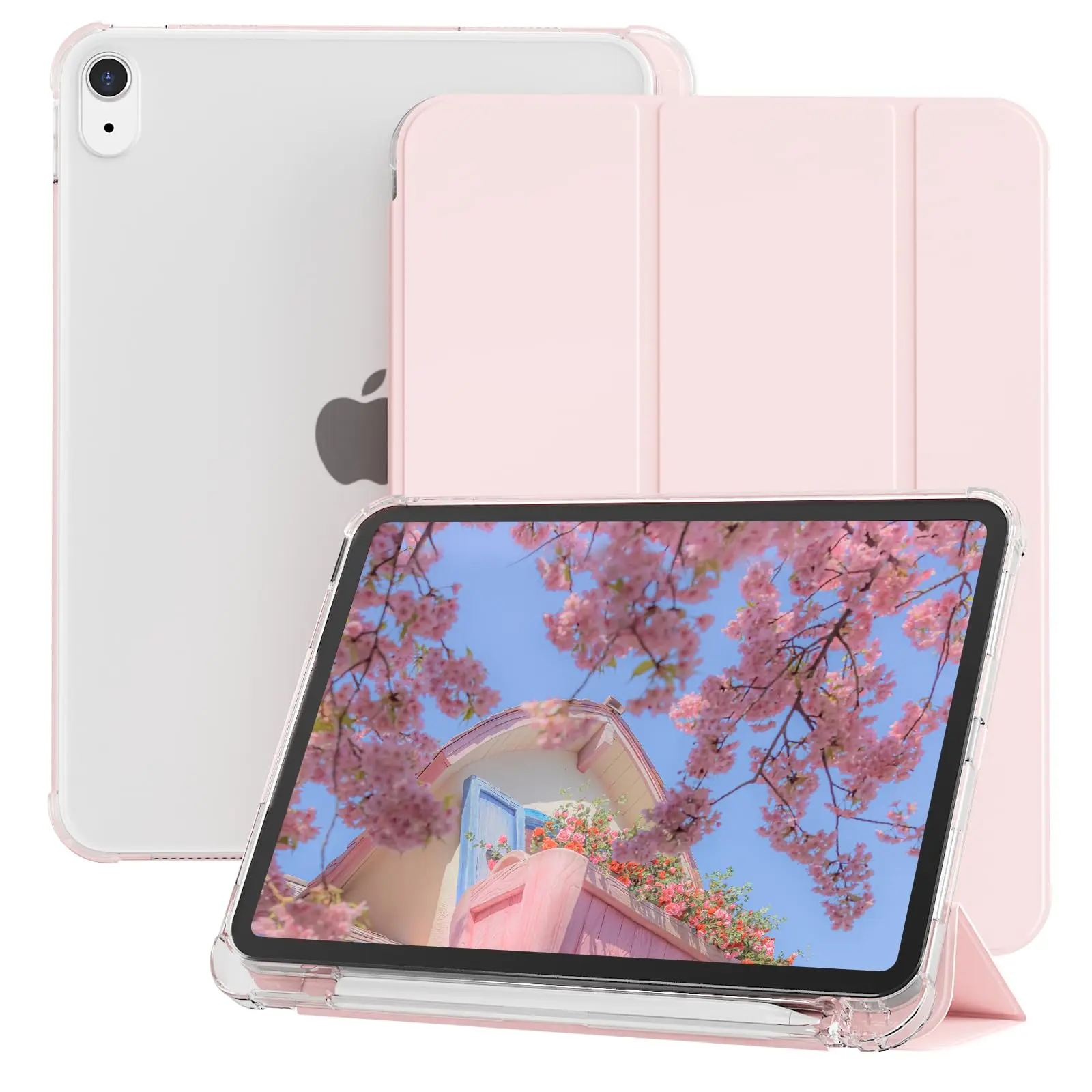

Чехол-пенал для iPad Air Pro mini 7.9 8.3 9.7 10.2 10.9 11 A16 6-го, 7-го, 8-го, 9-го, 10-го, 11-го поколений, мягкий силиконовый смарт-чехол