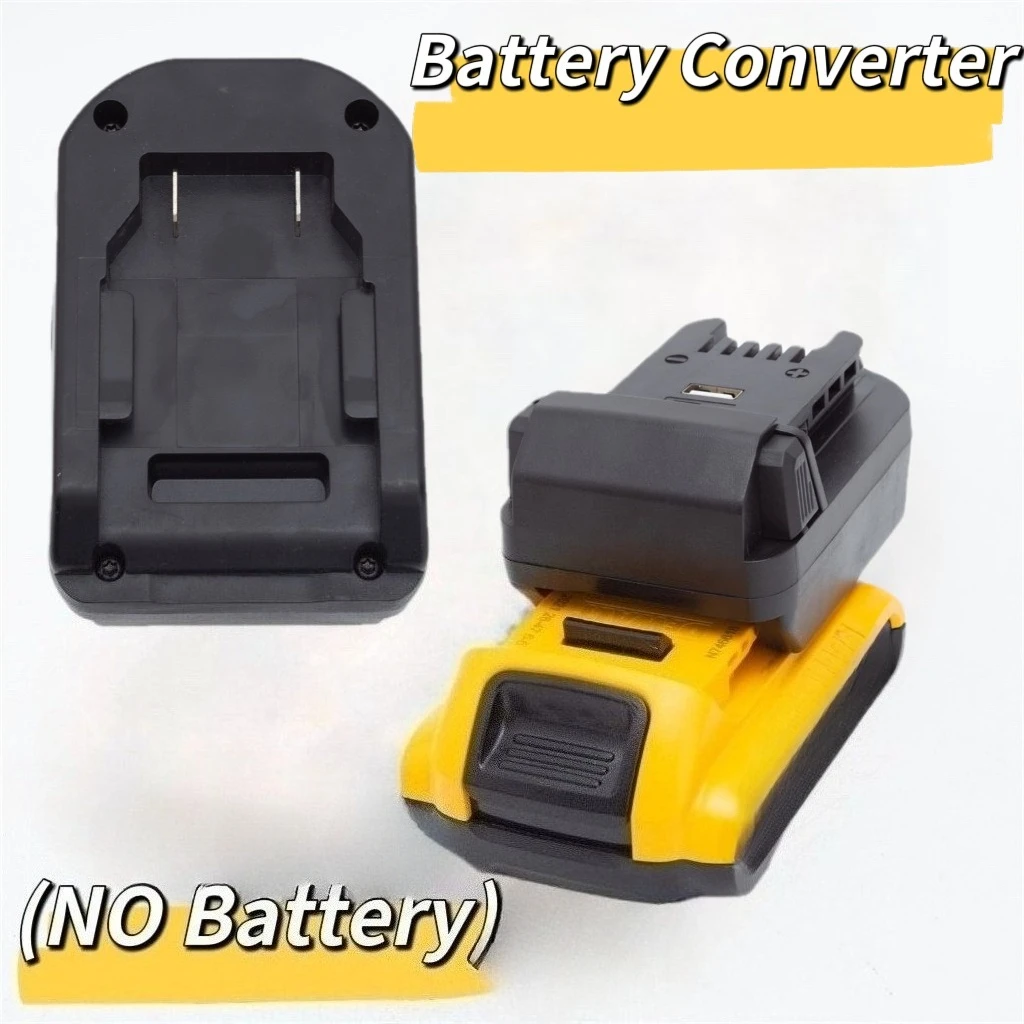 

For DeWalt 18/20V MAX Li-ion Battery Converter To Milwaukee 18V Series Tools Portable Power Tool Adapter Accessories（NO Battery）