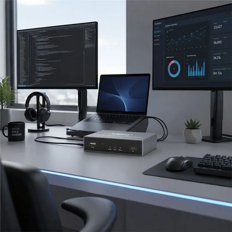 X64A-USB Data Sharing Device High-Speed Keyboard And Mouse Transmission For Computer