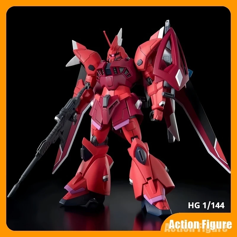 

Сборная модель Bandai Leishen 1/144 HG ZGMF-2025 F Gelgoog Menace Lunamaria, аниме-фигурка робота, подарок, игрушка