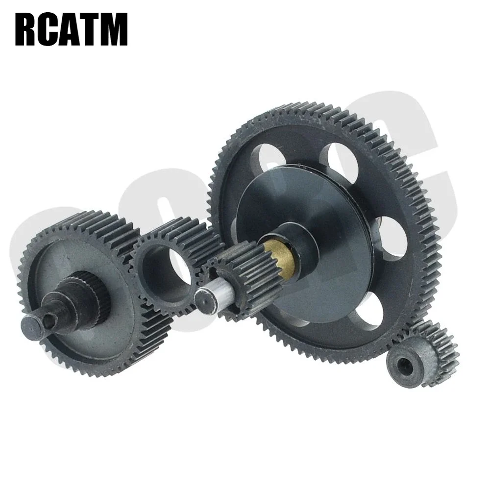 

Metal Full Set Complete Gearbox Transmission Gear For 1/10 RC Crawler Car Axial SCX10 OP Upgrade Parts