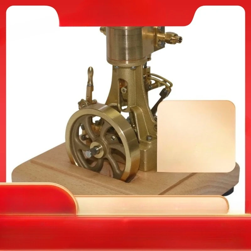 

M31B Single Cylinder Steam Engine Model - High Precision Double Action Design, Mechanical Process Collection