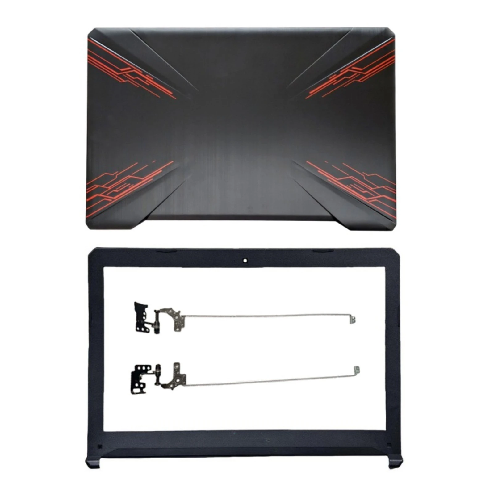 

Новая задняя крышка LCD-дисплея с петлями и рамкой для Asus TUF Gaming FX504 FX504G FX80 FX80G, красная