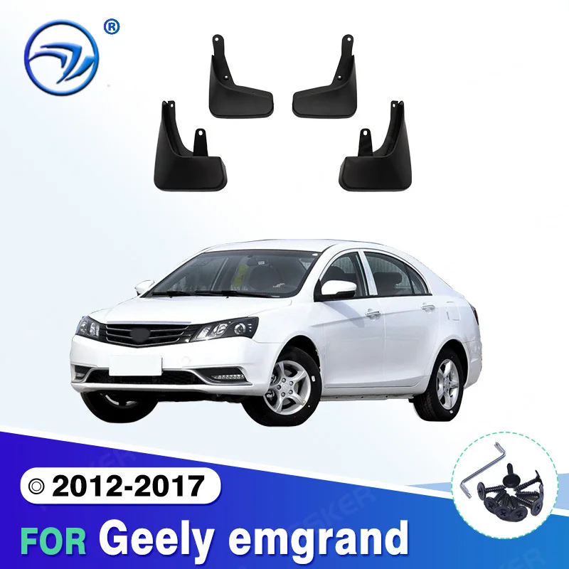 For Geely emgrand 2012 2013 2014 2015 2016 2017 Mudguard Mud Flaps Guard Splash Flap Mudguards Fender Car Accessories