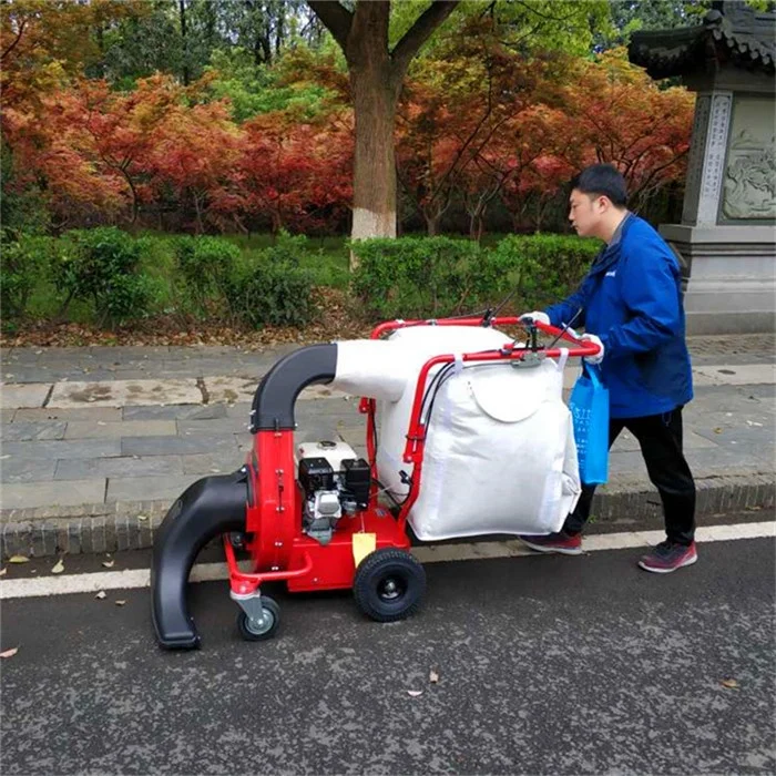 Self-propelled Gasoline Engine Automatic Leaf Sucker Park leaf Sweeper leaf Collector