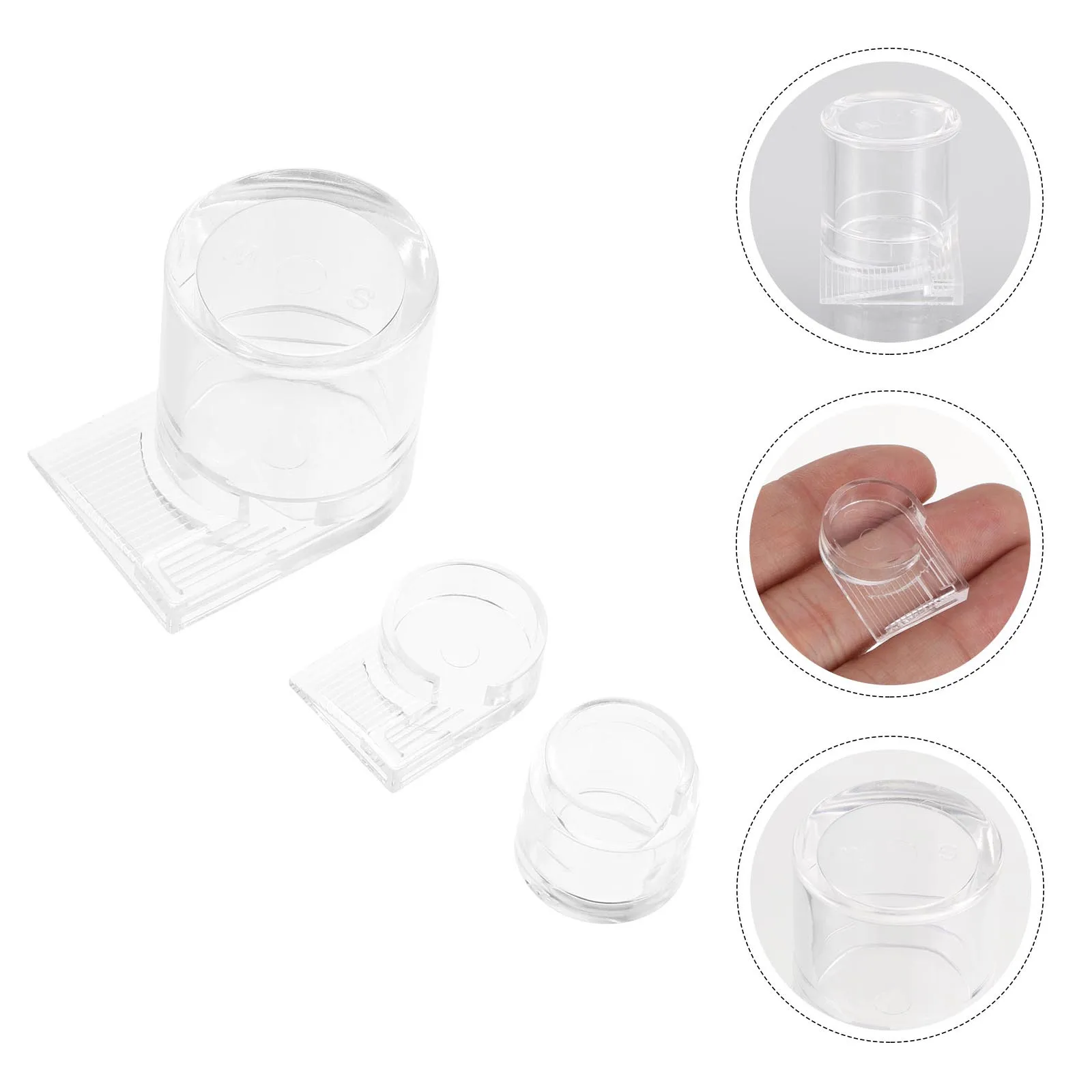 

2Pcs Water Feeder Reliable Acrylic Material Ant Nest Drinking Tool Compact Size Easy Cleaning Ideal Ants Feeding