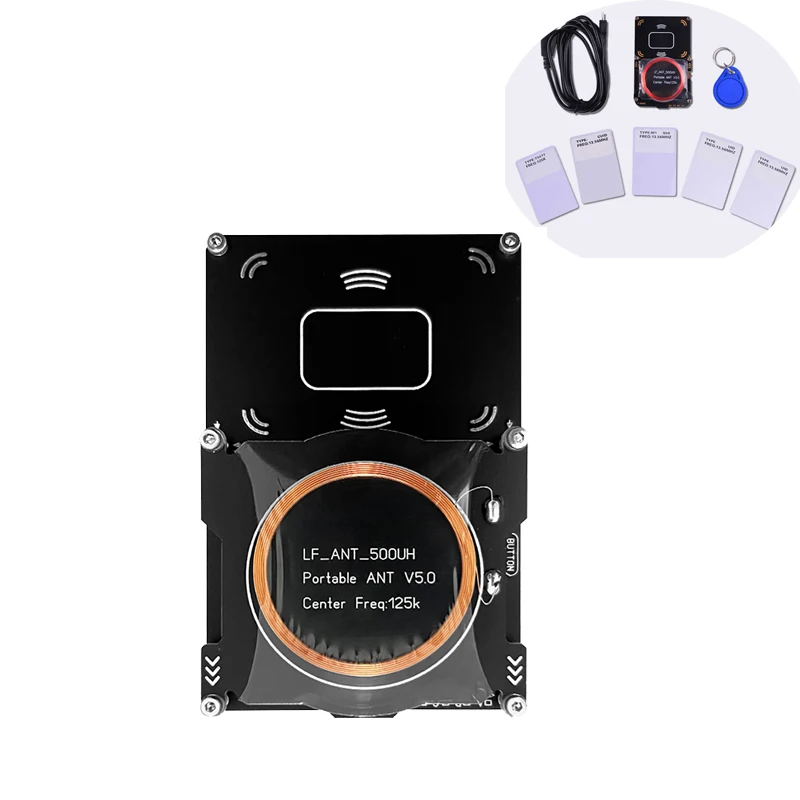 Proxmark3-copiadora RFID V5.0 de 125 Khz/134,2 Khz/13,56 Mhz, tarjeta ID/ IC compatible con NfC, lector de duplicador RFID, copiadora de tarjetas