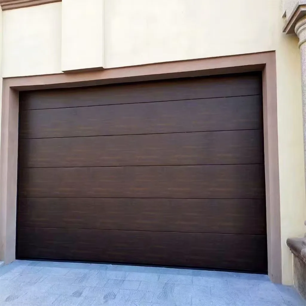 Household Anodized Aluminum Alloy Garage Door Durable Rainproof Roll Up Heavy Duty Garage Door Easy To Clean Battens Garage Door