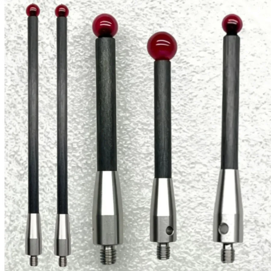 Carbon fiber rod ruby ball measuring needle M2M3M4 thread CNC machine measuring needle A-5003-6510