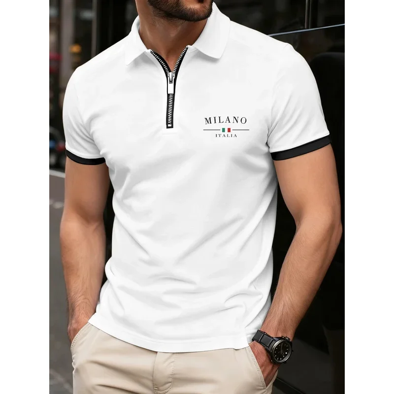 Business shirts, polo shirts and V-neck short-sleeved clothing, short-sleeved shirts, fashion trends, comfort and multi-function
