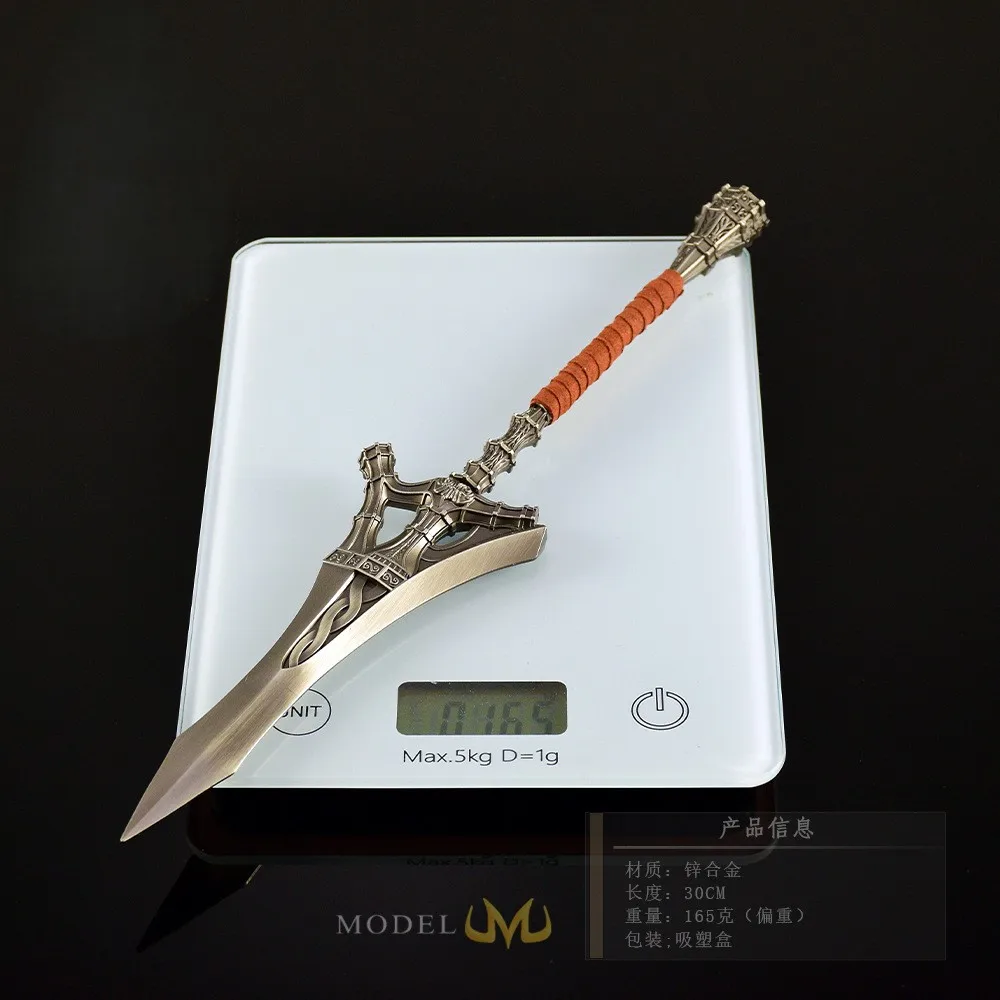 30 سنتيمتر/11.81in الساخن الروحية الثعبان الصيد الرمح البند جمع حلية الدعائم هدايا عيد اللعب جميع المعادن الحرفية الأسلحة نموذج #4