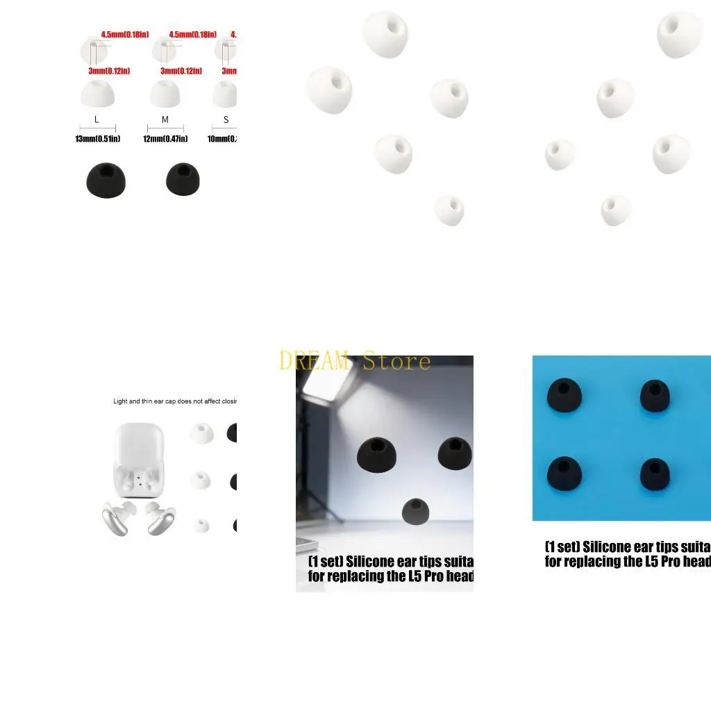 Silicone Replacement Eartips for Long Wearing Comfort with L Sizing Best Sale