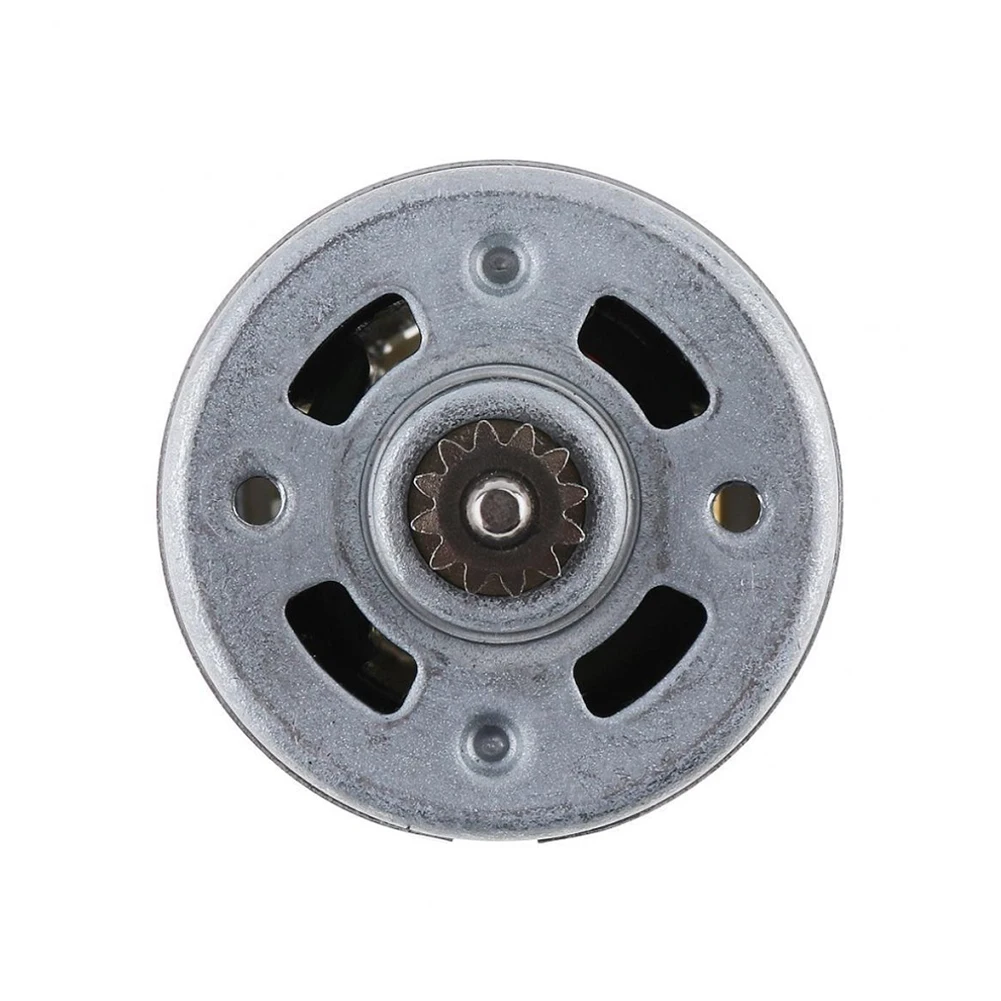 Practical Motor For GSR 1440-li Silver Spare Part 12 Teeth 14.4V Diameter 10mm Metal Precise For Cordless Drill
