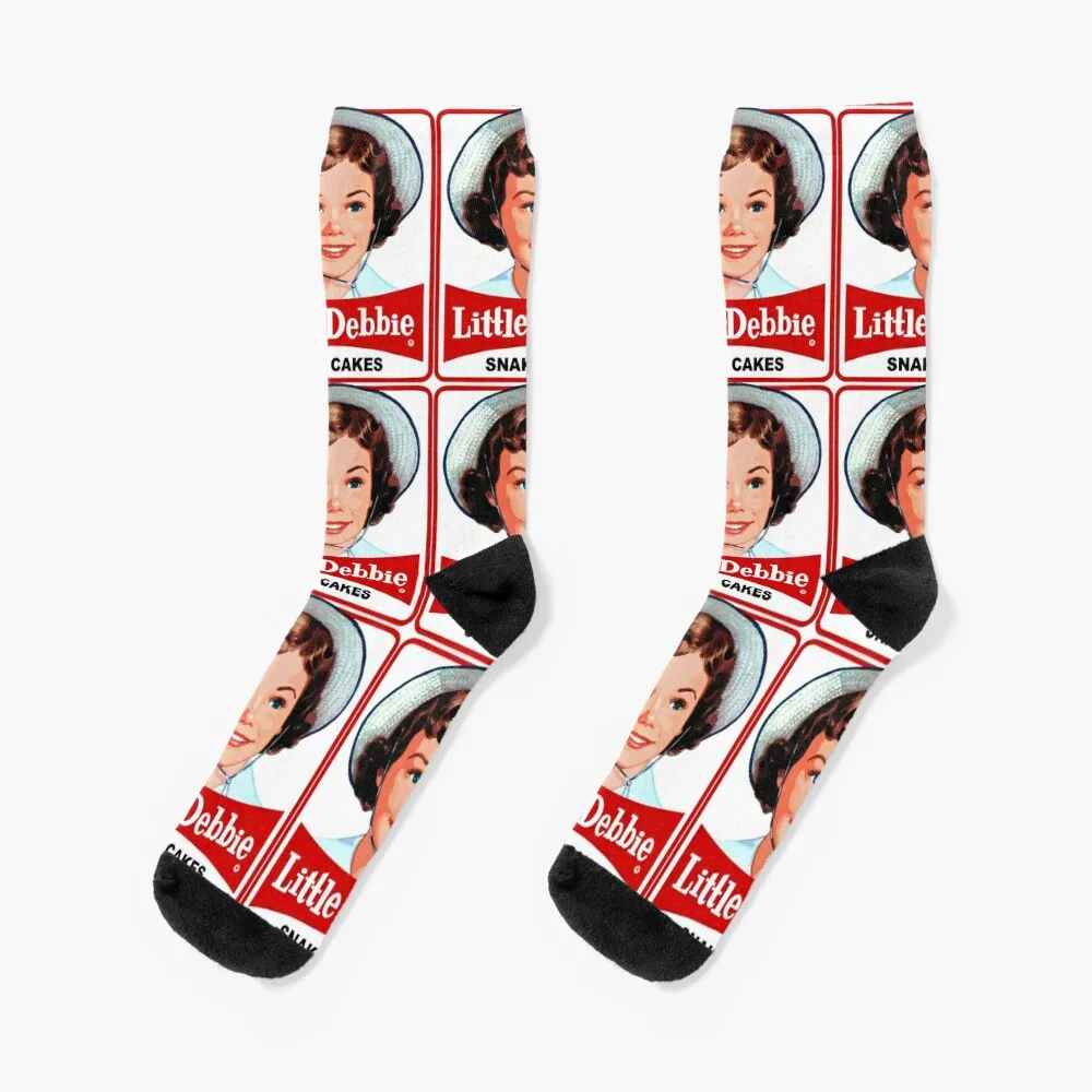 

LITTLE DEBBIE Socks designer brand funny sock christmas stocking Boy Child Socks Women's