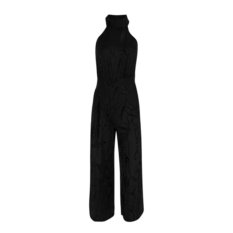 

ABP-Слассические комбинезоны для женщин, вечерние, свадебные, для гостей, большие размеры, комбинезоны без рукавов, широкие длинные брюки