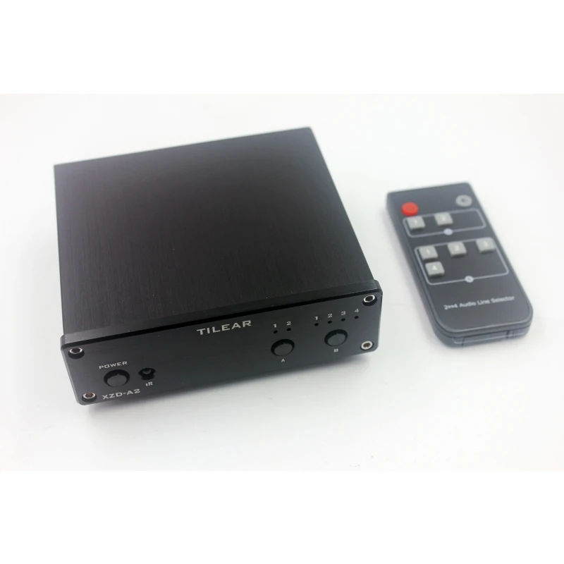 محول صوت ستيريو A2 HIFI ، إدخال 2 ، 4 مخرجات RCA ، موزع إشارة ، مصدر اختيار ، مضخم صوت